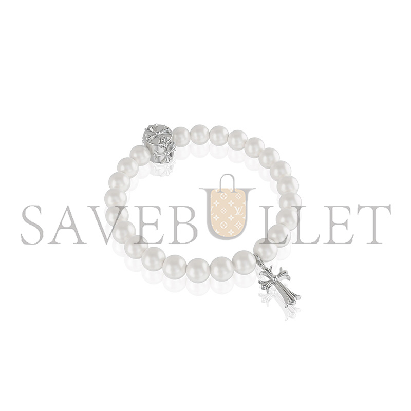 Ch**me He**ts crossed pearls bracelet